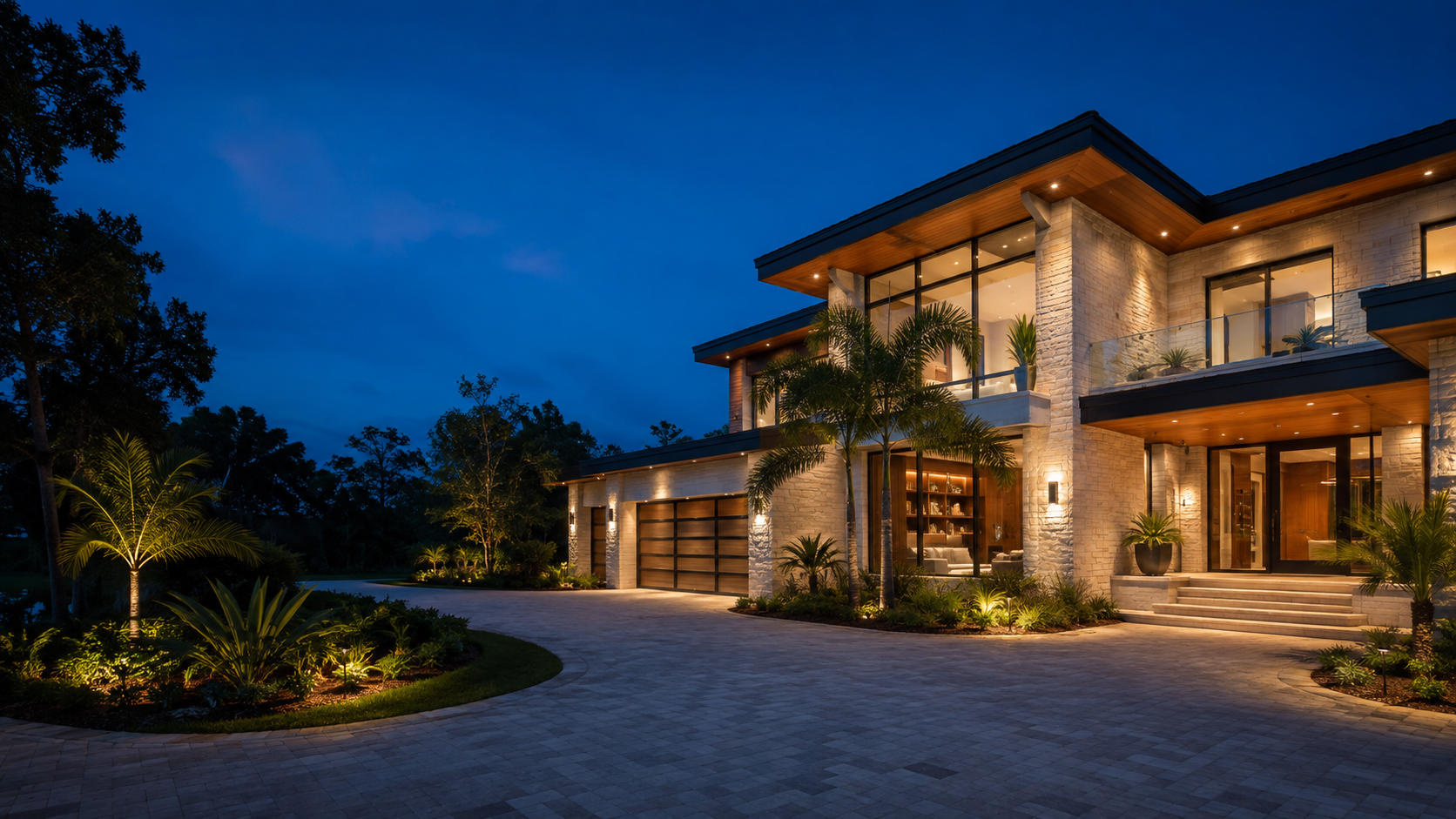 High-end custom residence representing LEGNO cabinetry programs for custom home builders