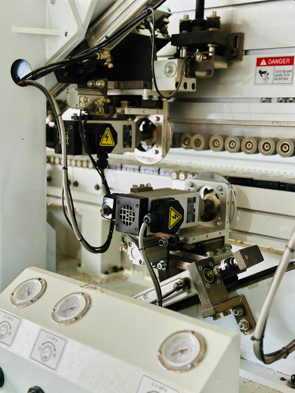 Cabinet manufacturing equipment at LEGNO factory